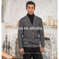 Cardigan tricoté 100% cachemire style homme